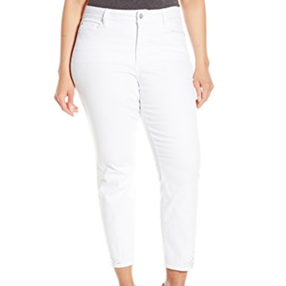 NYDJ Women's Plus-Size Amira Fitted Ankle Jeans